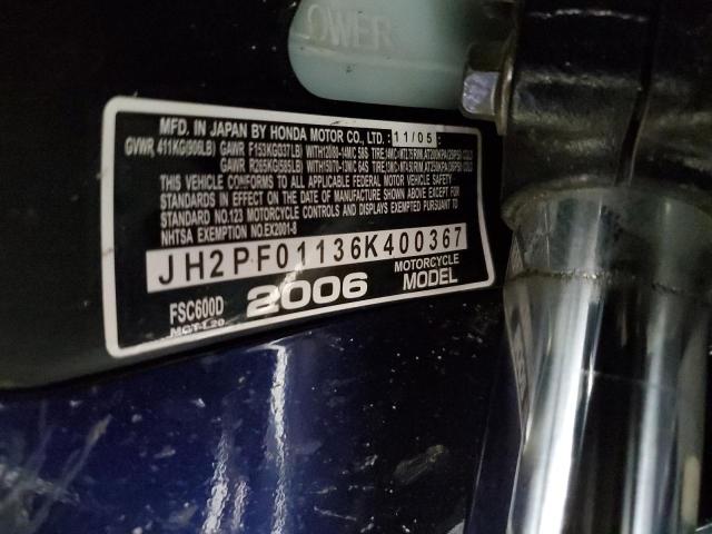 2006 HONDA FSC600 D JH2PF01136K400367