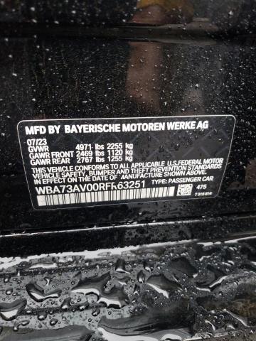 2024 BMW 430XI GRAN - WBA73AV00RFR63251