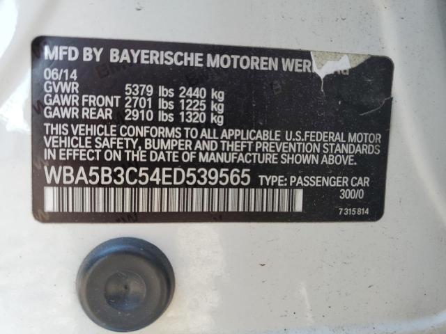 VIN WBA5B3C54ED539565 2014 BMW 5 Series, 535 XI no.12