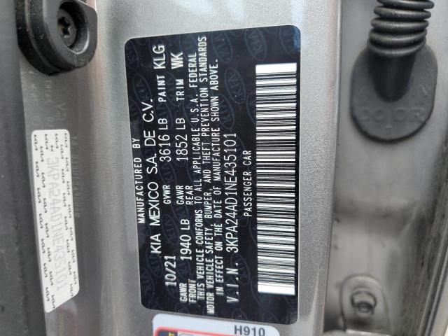 2022 KIA RIO LX - 3KPA24AD1NE435101