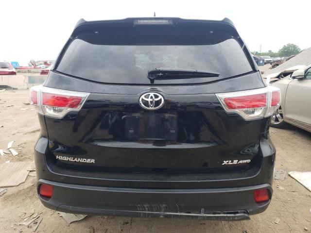 VIN 5TDJKRFHXFS084382 2015 Toyota Highlander, Xle no.6