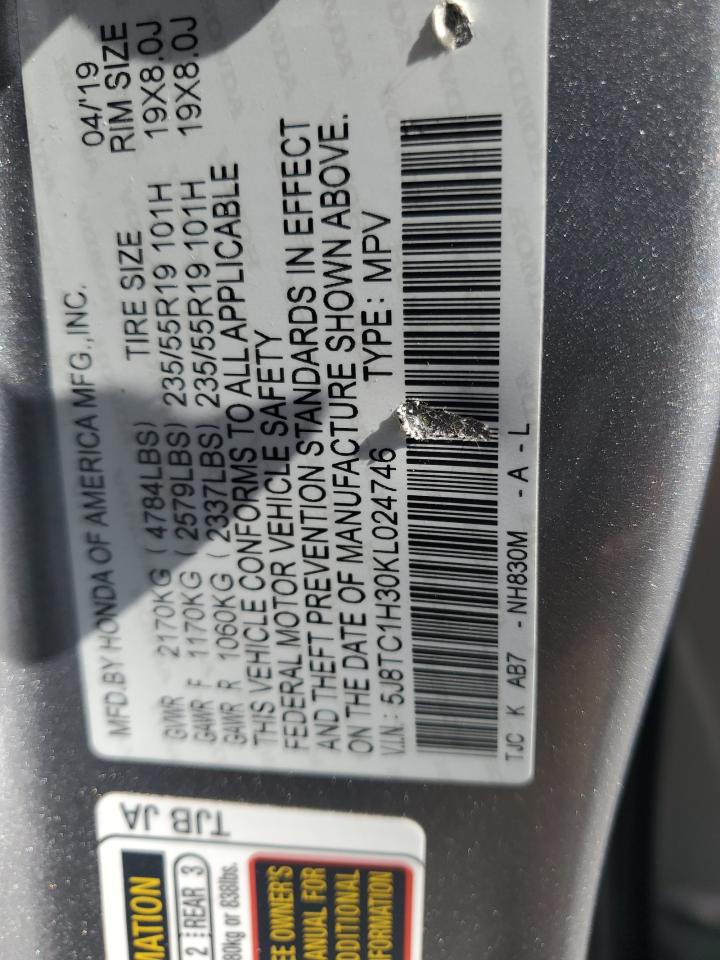 5J8TC1H30KL024746 2019 Acura Rdx