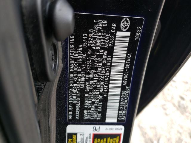 VIN 4T4BF1FK8DR316204 2013 Toyota Camry, L no.13