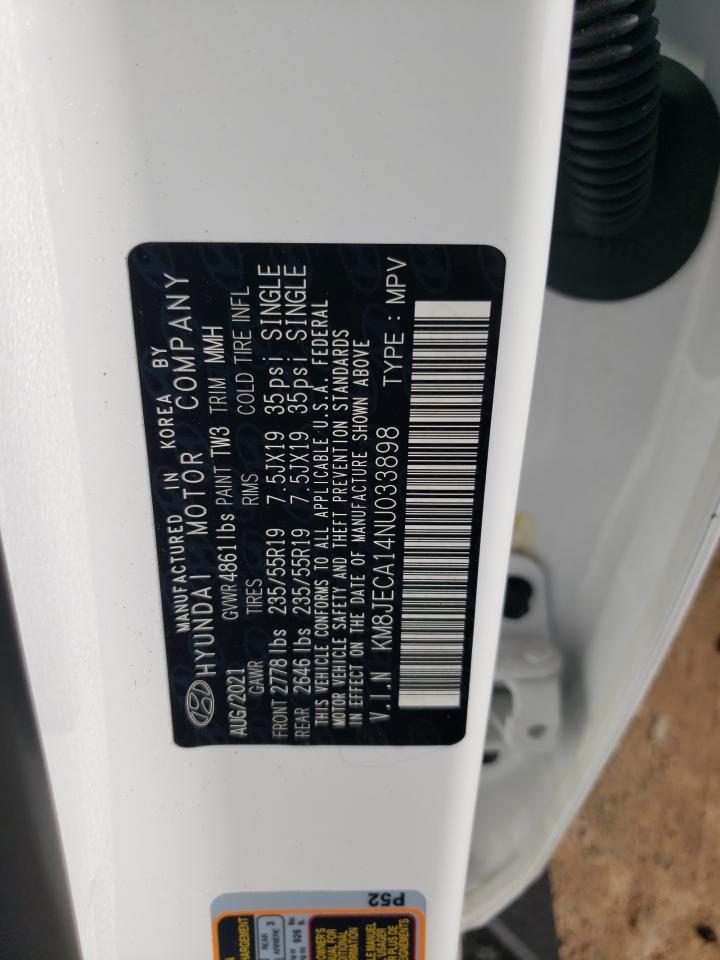 KM8JECA14NU033898 2022 Hyundai Tucson Limited