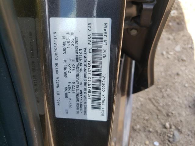 2016 Mazda 3 Touring VIN: JM1BM1M76G1337898 Lot: 61451084