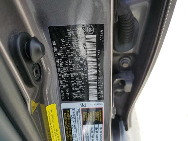 VIN 4T4BF1FK2FR493124 2015 Toyota Camry, LE no.12