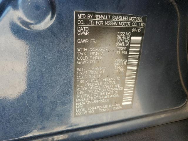 2015 NISSAN ROGUE S - KNMAT2MV8FP563102