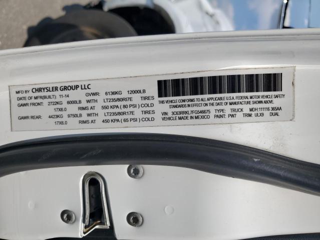 2015 Ram 3500 Longhorn VIN: 3C63RRKL7FG546675 Lot: 62092764