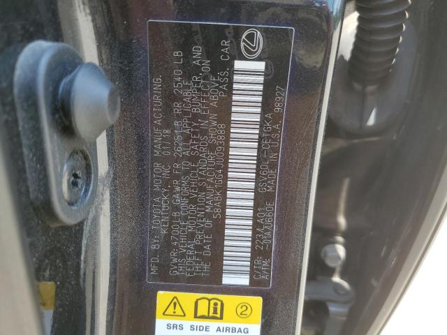 2018 LEXUS ES 350 - 58ABK1GG4JU093888