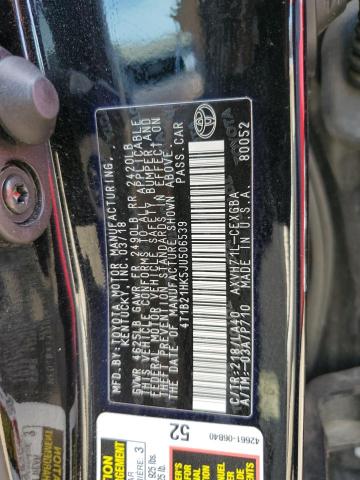 VIN 4T1B21HK5JU506539 2018 Toyota Camry, Hybrid no.12