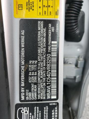 VIN WBAVL1C54DVR83250 2013 BMW X1, Xdrive28I no.12