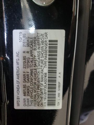 2020 ACURA TLX 19UUB1F30LA007498  64795704