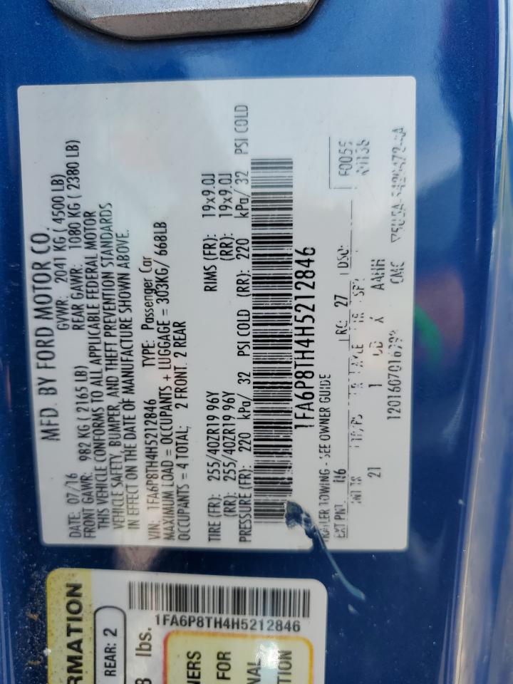 1FA6P8TH4H5212846 2017 Ford Mustang