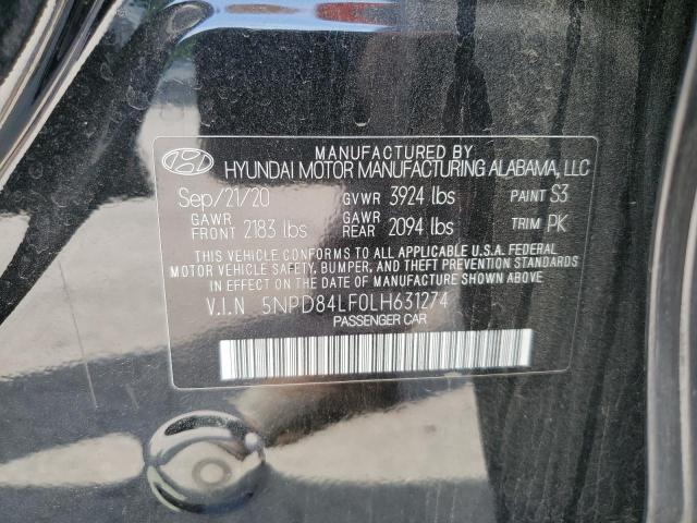 VIN 5NPD84LF0LH631274 2020 HYUNDAI ELANTRA no.12