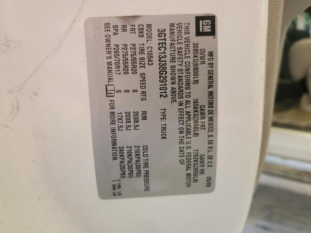 2008 GMC Sierra C1500 VIN: 3GTEC13J38G291012 Lot: 61611304