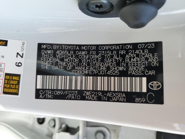 2023 TOYOTA COROLLA LE - JTDBCMFE7PJ014525