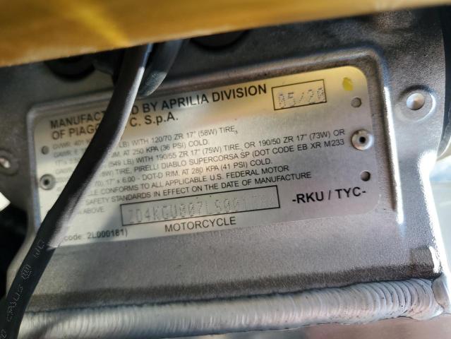 2020 APRILIA RSV4 1100 - ZD4KGU007LS001364