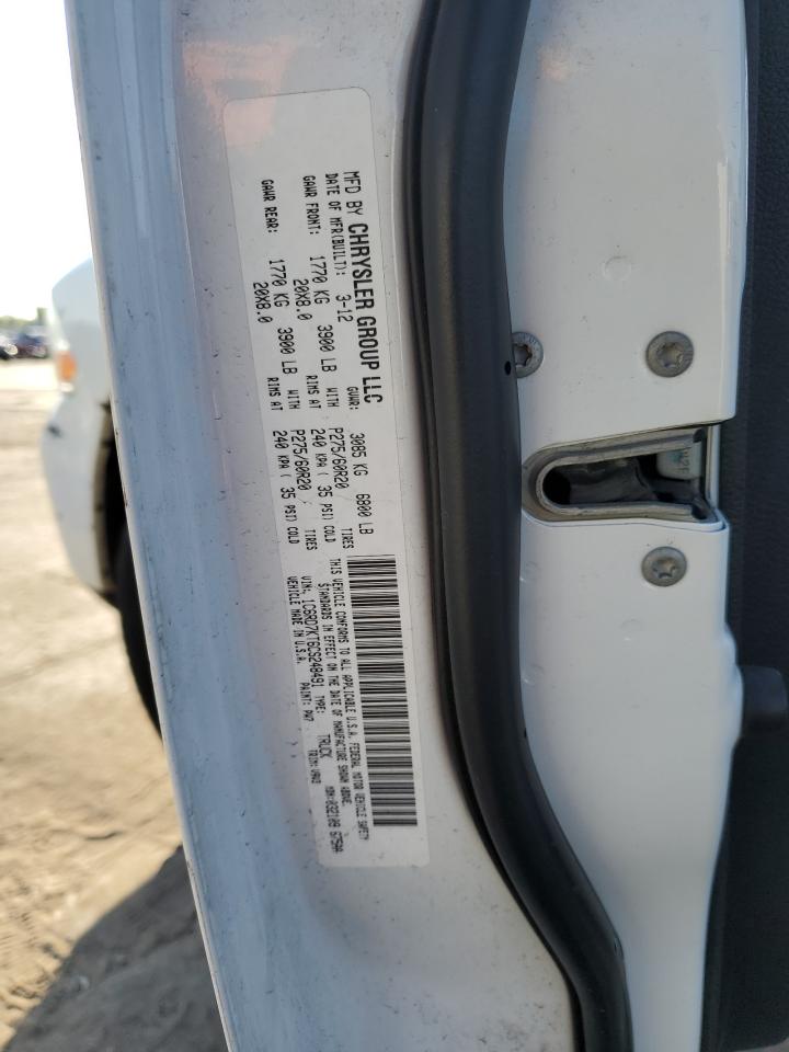 1C6RD7KT6CS248491 2012 Dodge Ram 1500 St