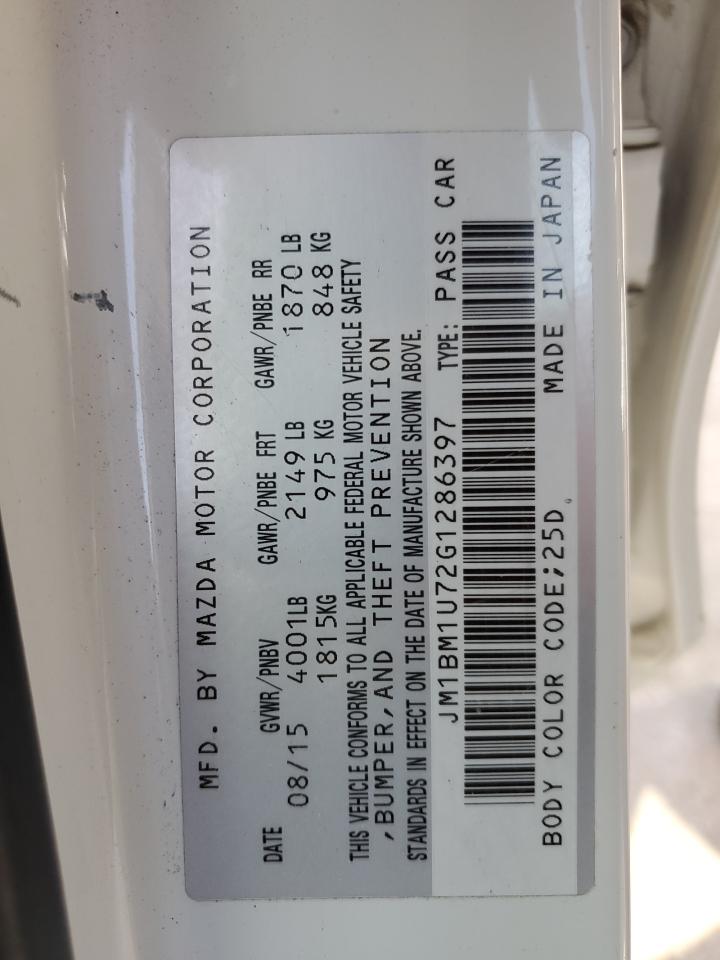 JM1BM1U72G1286397 2016 Mazda 3 Sport