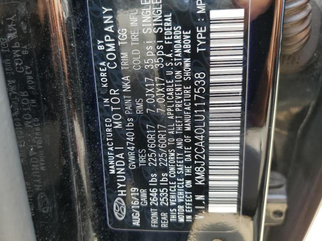 2020 HYUNDAI TUCSON SE - KM8J2CA40LU117538