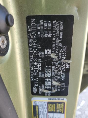 2012 Kia Soul VIN: KNDJT2A52C7455042 Lot: 62677194