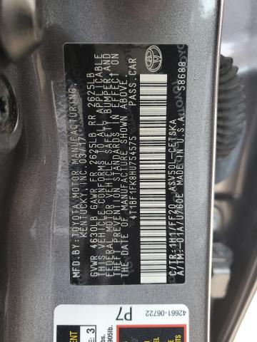 VIN 4T1BF1FK8HU754575 2017 Toyota Camry, LE no.12