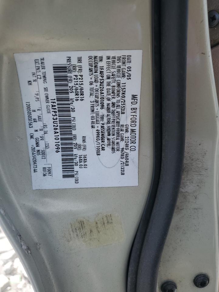 1FAFP53U26A101096 2006 Ford Taurus Se