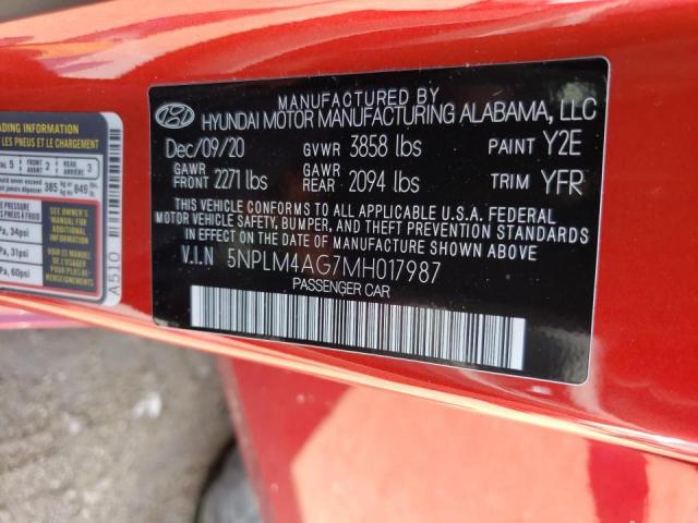 2021 HYUNDAI ELANTRA SE - 5NPLM4AG7MH017987