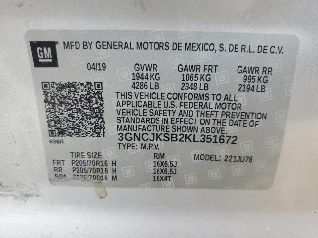 2019 CHEVROLET TRAX LS #3308347040
