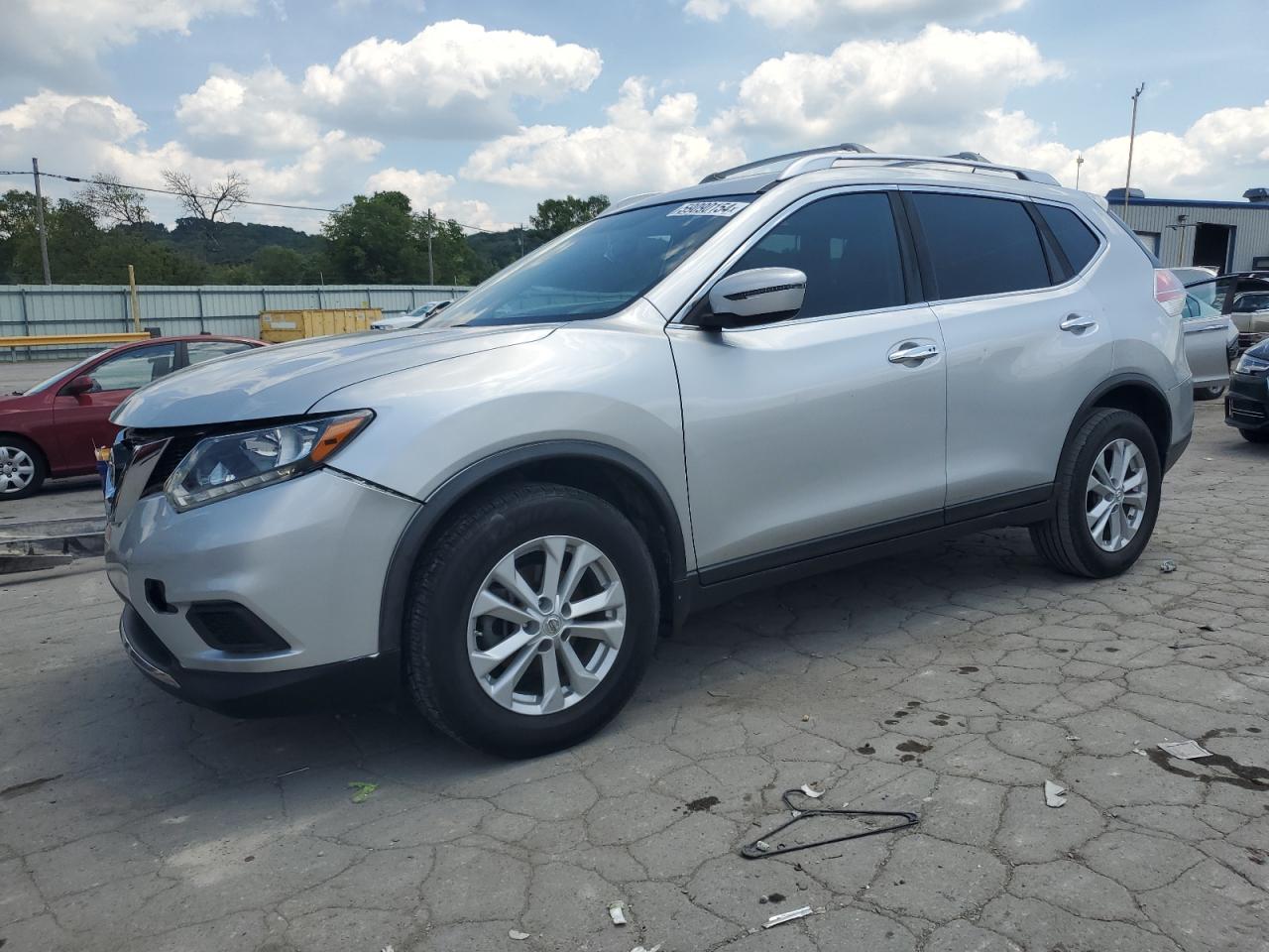 NISSAN ROGUE S 2016 silver  gas KNMAT2MT0GP647382 photo #1