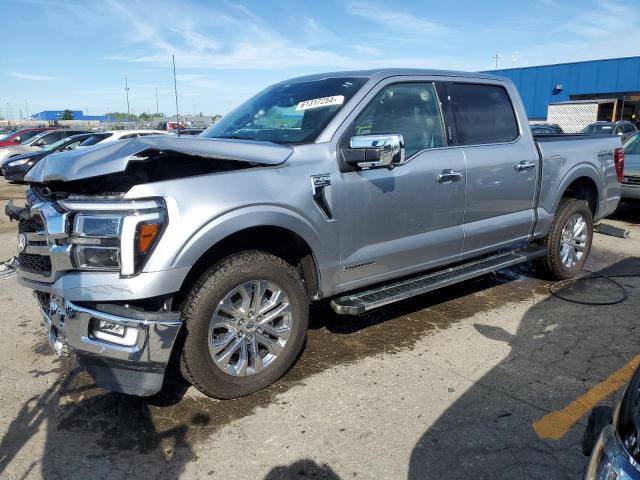 FORD F150 LARIA 2024 silver  hybrid engine 1FTFW5LD2RFA40272 photo #1