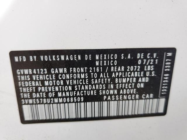 2021 Volkswagen Jetta Sel VIN: 3VWE57BU2MM068509 Lot: 61530324