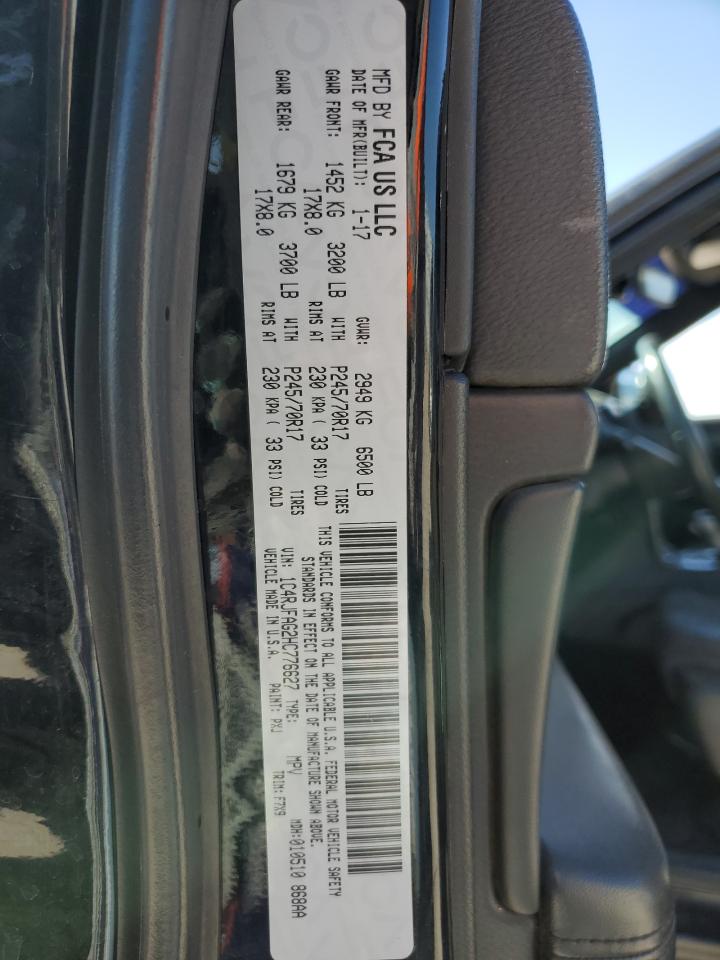 1C4RJFAG2HC776627 2017 Jeep Grand Cherokee Laredo