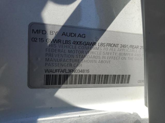 2015 AUDI A4 WAUFFAFL3FN034815