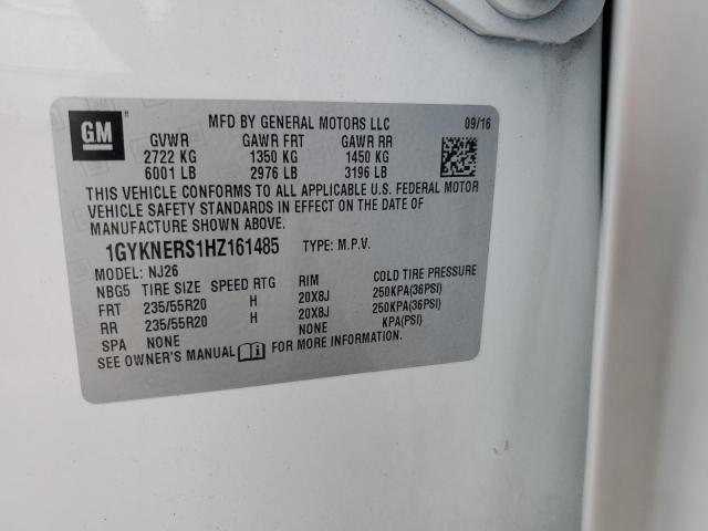 2017 Cadillac Xt5 Premium Luxury VIN: 1GYKNERS1HZ161485 Lot: 61733134