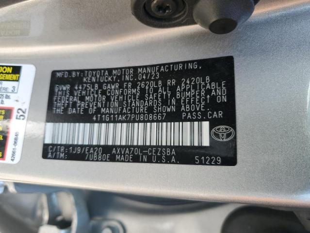 2023 TOYOTA CAMRY SE N 4T1G11AK7PU808667  61960344