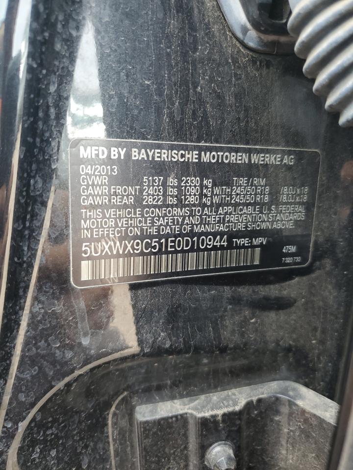 5UXWX9C51E0D10944 2014 BMW X3 xDrive28I