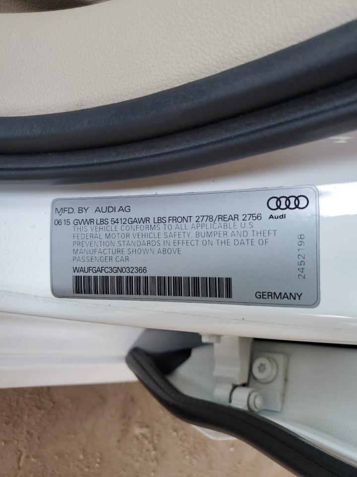 WAUFGAFC3GN032366 2016 Audi A6 Premium Plus