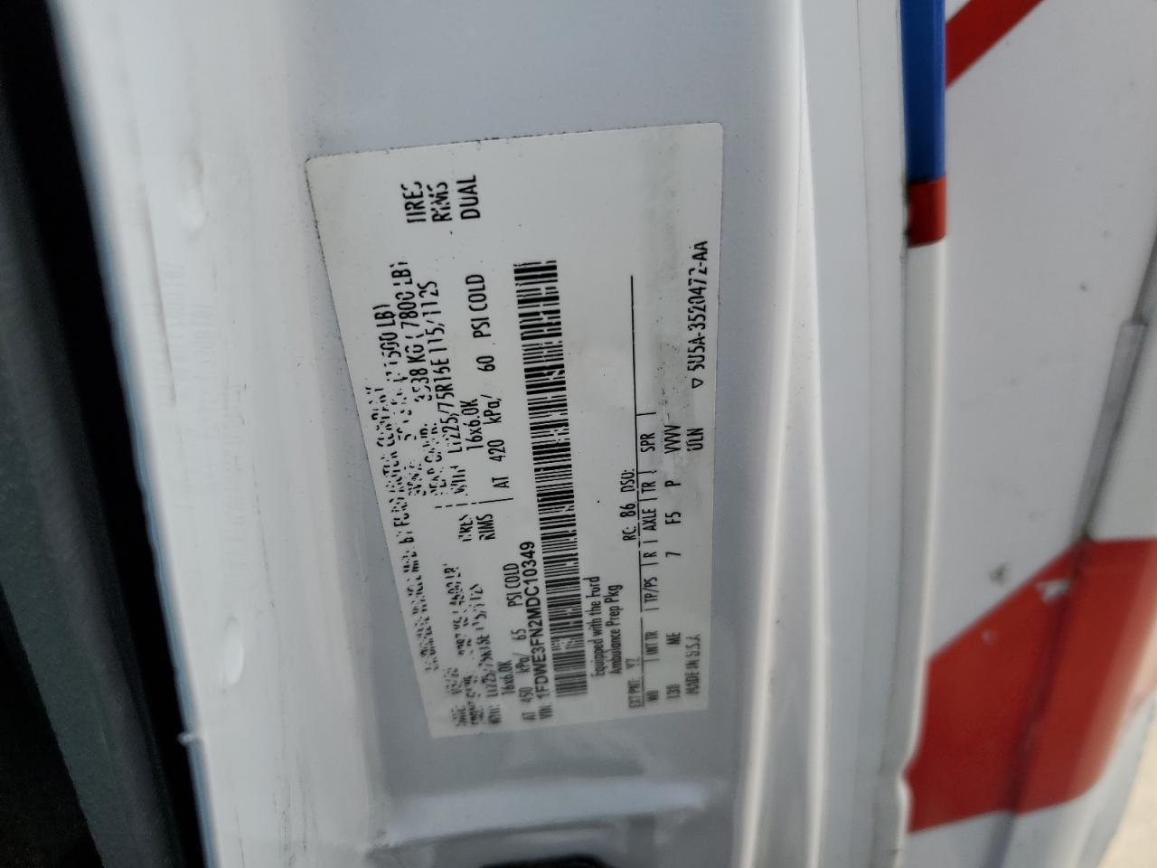 FORD ECONOLINE E350 SUPER DUTY CUTAWAY VAN