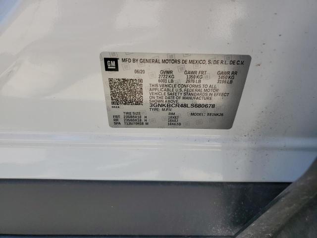2020 CHEVROLET BLAZER 2LT - 3GNKBCR48LS680678
