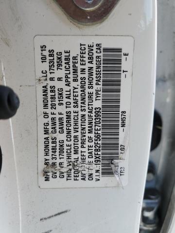 VIN 19XFB2F56FE703993 2015 Honda Civic, LX no.12