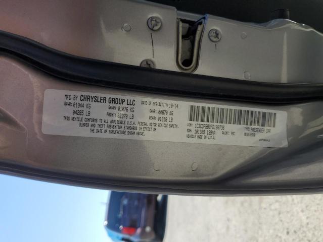 2015 Dodge Dart Sxt VIN: 1C3CDFBB2FD180736 Lot: 61348924