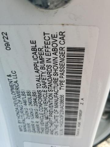2022 HONDA ACCORD HYB - 1HGCV3F23NA038656