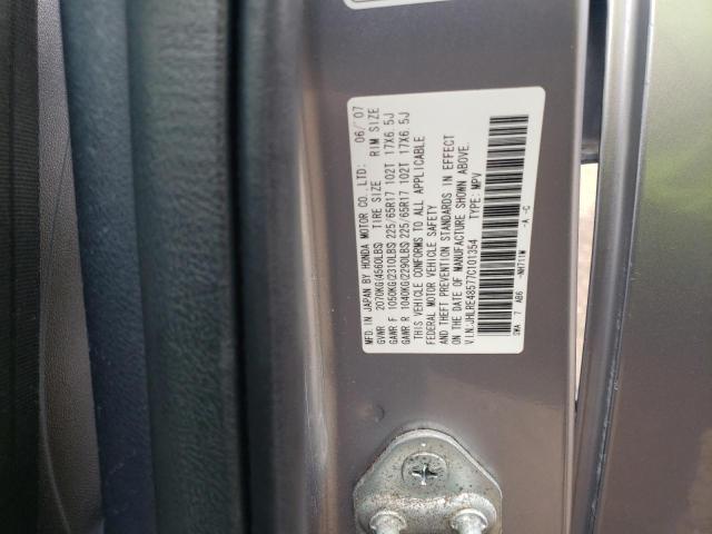 2007 Honda Cr-V Ex VIN: JHLRE48577C101354 Lot: 61738924