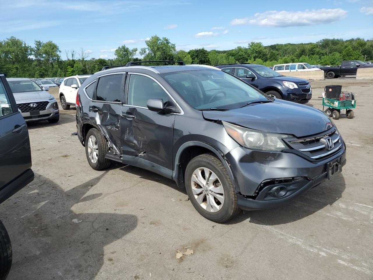 2013 Honda Cr-V Ex vin: 2HKRM4H56DH656778