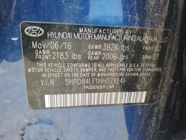 2017 HYUNDAI ELANTRA SE - 5NPD84LF1HH071241