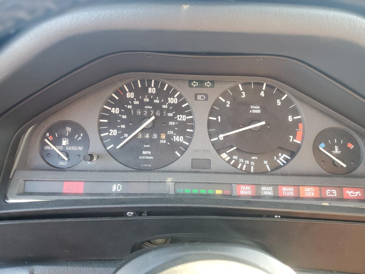 WBAAA2300KEC49560 1989 BMW 325 I Automatic