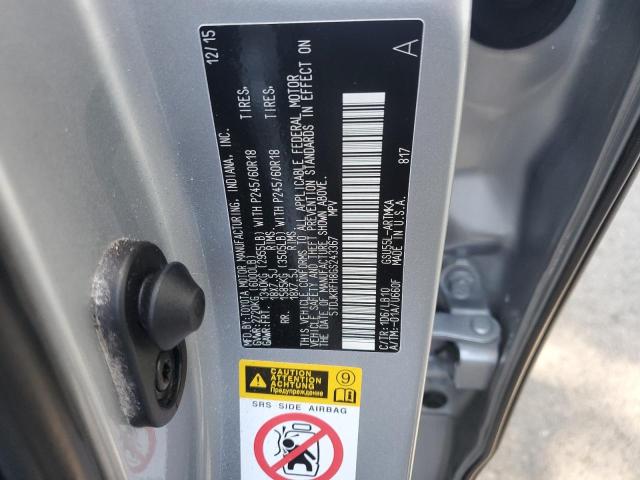 2016 Toyota Highlander Xle VIN: 5TDJKRFH8GS243367 Lot: 60755294