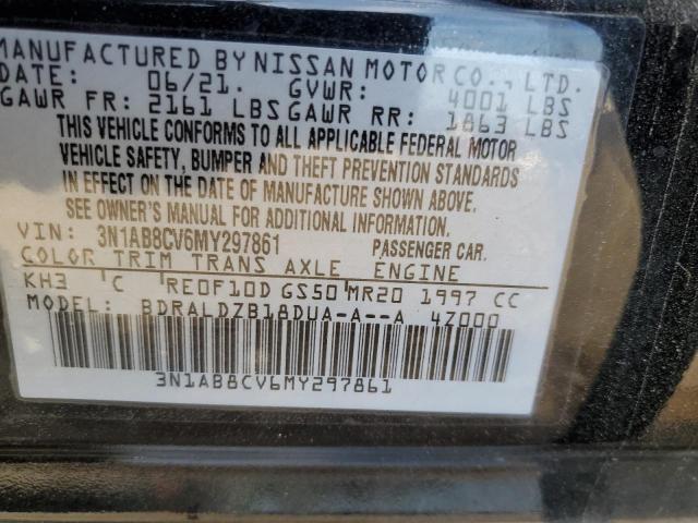2021 Nissan Sentra Sv VIN: 3N1AB8CV6MY297861 Lot: 61895844