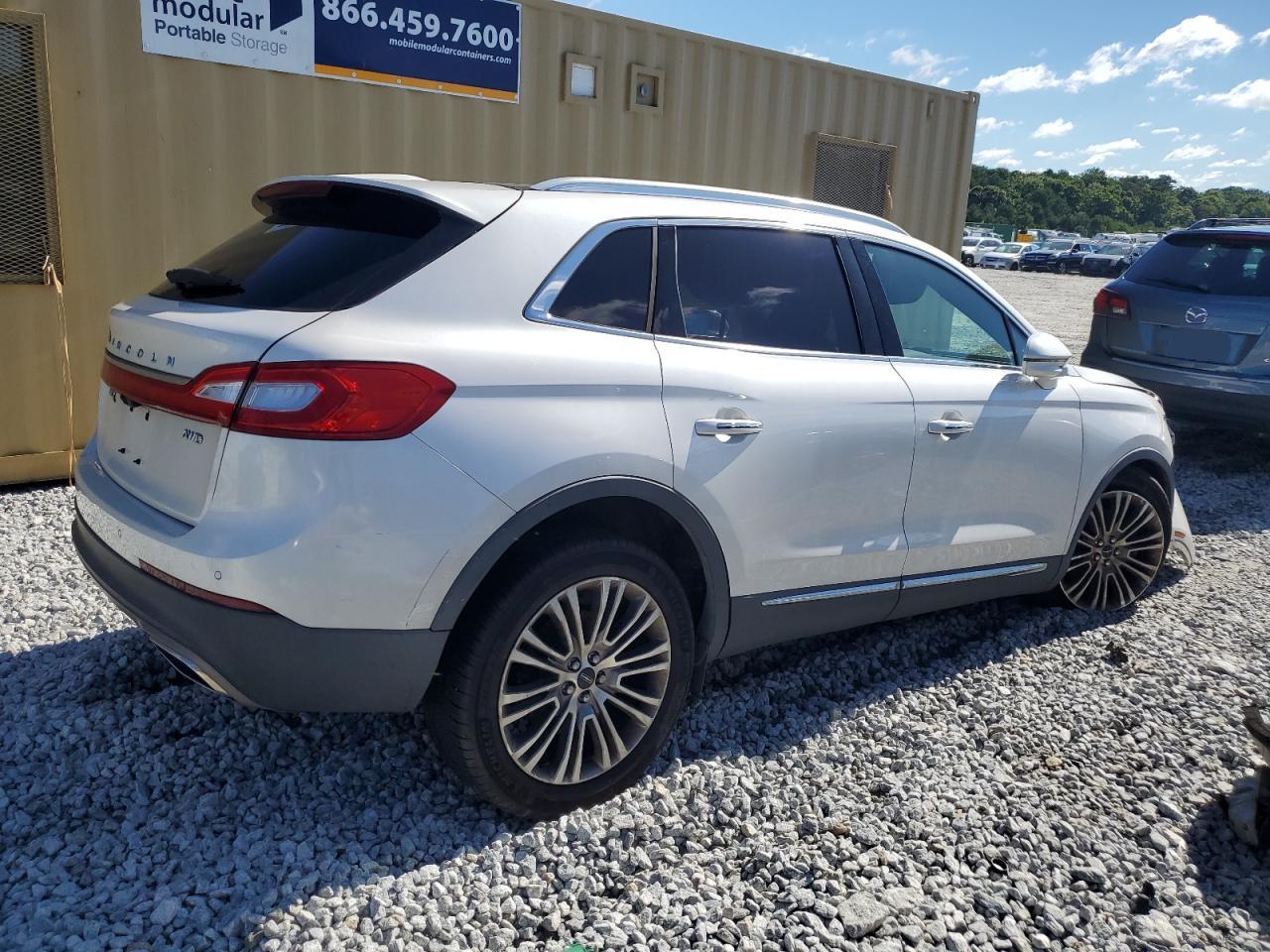 2016 Lincoln Mkx Reserve vin: 2LMTJ8LR9GBL50979